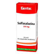 SULFASALAZINA 500MG TAB X 10 (GENFAR)